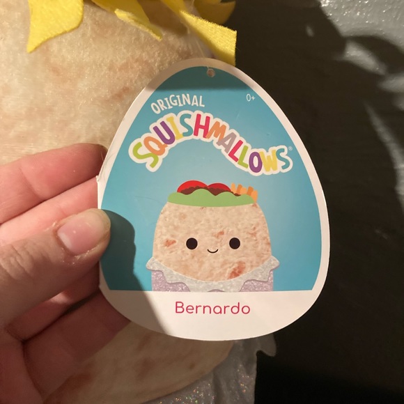 16 in Bernardo the Burrito Squishamallow with tags attached - Picture 2 of 3